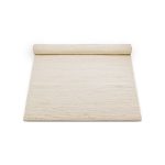 Rug Solid Bomullsteppe Desert White Flere Størrelser-60x90cm