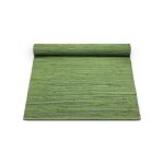 Rug Solid Bomullsteppe Oliven Grønn Flere Størrelser-60x90cm