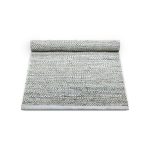 Rug Solid Skinnteppe Lys Grå Flere Størrelser-60x90cm
