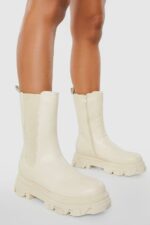 Chelseaboots Med Bred Passform, White