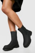 Chelseaboots Med Dragflik Och Paneler, Black