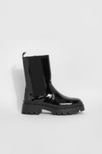 Chunky Chelseaboots Med Bred Passform, Black