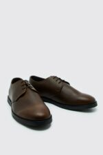 Derbyskor I Konstläder, Brown