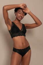 Ellos - Mjuk-bh Soft Bralette - Svart - 34/36