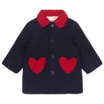 Konges Sløjd Calin Heart Täcke Dark Navy