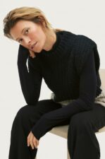 Second Female - Väst Ivy Knit Vest - Svart - 38