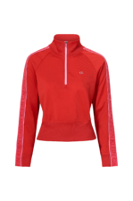 Calvin Klein Performance - Träningströja PW - 1/4 Zip Pullover - Röd - 42/44