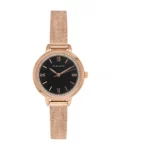 Carlheim Erin - svart - Klocka Beige, Dam