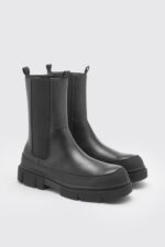 Höga Chelseaboots, Black