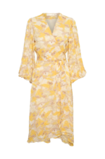 InWear - Omlottklänning BasiraIW Wrap Dress - Gul - 44