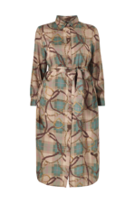 Lauren Ralph Lauren Curve - Skjortklänning Luxe Twill Dress - Natur - 50