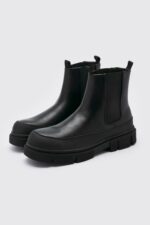 Mellanhöga Chelseaboots, Black