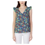 Only Onlabigail Life S/S V-Neck TOP PTM - 15283186 Grön, Dam