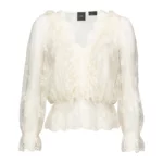 Pinko Daniela Blusa Pizzo Vit, Dam