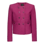 Pinko Elisa Giacca Stuoia Boucle Lila, Dam