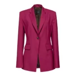 Pinko Euridice Giacca Lana Tecnica Stretch Röd, Dam