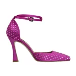Pinko FIO Decollete Raso Full STR Rosa, Dam