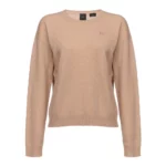 Pinko Frisbee 4 Maglia 100chemire Beige, Dam