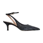 Pinko MTA Slingback Raso Full STR Svart, Dam