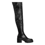 Pinko Noce Moscata Cuissard Vitello+Simil Pelle Stretch Svart, Dam