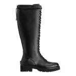 Pinko Sambuco Stivale Pelle Vitello Svart, Dam