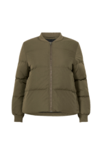 Selected FEMME CURVE - Dunjacka slfDany LS Down Jacket W Curve - Grå - 46