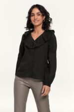 Soaked in Luxury - Blus slKenobi Blouse LS - Svart - 40