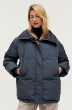 Soaked in Luxury - Dunjacka slQuebec Down Jacket - Blå - 40