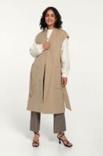Soaked in Luxury - Kappa slNyssa Waistcoat - Natur - 40