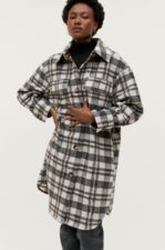 Soaked in Luxury - Skjortjacka slCookie Coat - Grå - 38