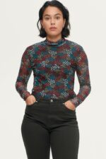 Soaked in Luxury - Topp slAldora Mockneck LS - Svart - 34