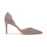 Stuart Weitzman Kammussla dorsay 85 pumpar Beige, Dam