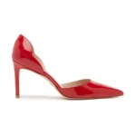 Stuart Weitzman Kammussla dorsay 85 pumpar Röd, Dam