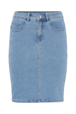 Vero Moda - Jeanskjol vmHot Nine HW DNM Pencil Skirt - Blå - 34/36