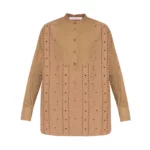 See by Chloé OpenWork Top Beige, Dam