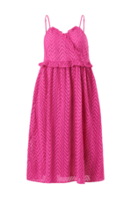 Selected FEMME CURVE - Maxiklänning slfKosa Midi Strap Dress G Curve - Rosa - 46