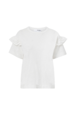 Selected FEMME - Topp slfRylie SS Florence Tee - Vit - 44