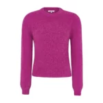 Soft Rebels SRStinne stickad o-hals Rosa, Dam